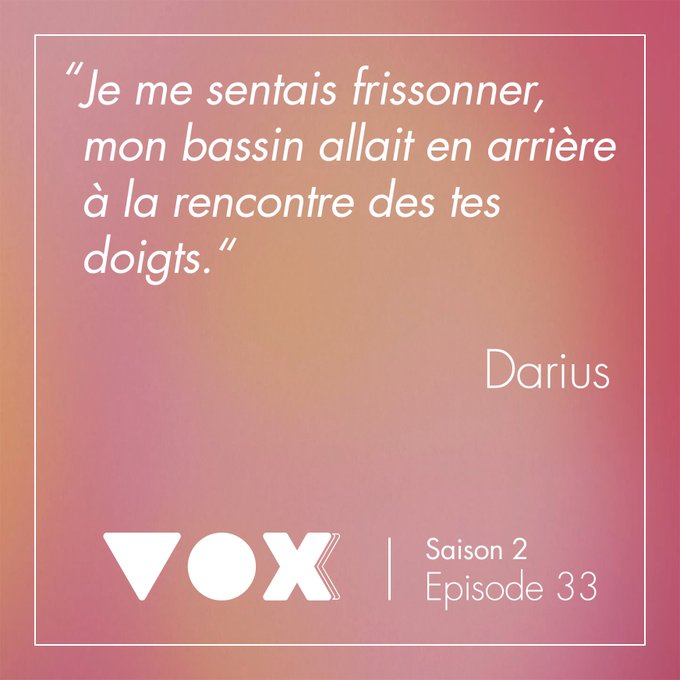 Une bonne surprise 🎉 https://t.co/sZPe7DEQmq &Eacute;pisode &eacute;crit et interpr&eacute;t&eacute; par Darius, r&eacute;alis&eacute;, mont&eacute; et
