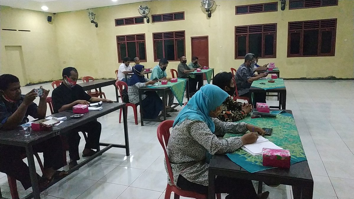 Jum'at , 6 November 2020

Musyawarah Desa Khusus (Musdesus)
Validasi dan Penetapan Calon Penerima BLT DD bulan ke 7,8 dan 9
Desa Karangjambe