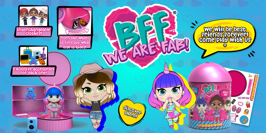 Kidzworldsl's tweet photo. Your new Best #Friend #Forever  💁🏽‍♀️💞🙋🏼‍♀️
Inside the playset you can find your #BFF, her exclusive clothes, two accessories &amp; lots of stickers! 👗👚🛍🎀
There are 12 dolls for you to collect!🎉
#JustKidzJustFun https://t.co/FOKMEqj7t4