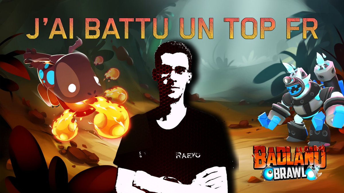Raevo_tv's tweet photo. Pour bien commencer le week end je vous présente ma toute nouvelle vidéo ou je gagne en 1v1 contre un joueur top Fr sur @BadlandBrawl !!! 😂😂

Hésite pas a lâcher un petit like et de t'abonner si c'est pas fait 🙈

https://t.co/3ukcFBydTR

#frogmind #badlandbrawl https://t.co/oG3i4zSKmR