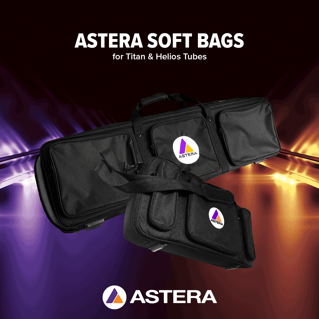 Asteraofficial's tweet photo. Our softbags exclusively for Titan and Helios Tubes – sturdy, light and well padded. They will make your travel safe and comfortable. The softbags are available through every Astera distributor and reseller. #asteraofficial #astera #titantubes #heliostubes #softbag https://t.co/EZA6vmClc1