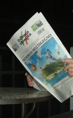 cordella_f's tweet photo. E' arrivata l'ora di leggere il nuovo numero di #culturaidentità che racconta l'Italia dei borghi e il manifesto delle città identitarie. Voi siete andati in edicola a prenderlo? io si @CulturaIdentita @edosyloslabini @alesansoni @CristianoPuglis https://t.co/moYNRK5Buk