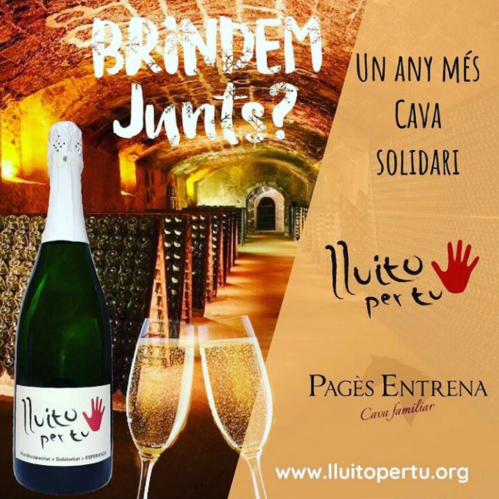 Continuem col·laborant amb @lluitoxtu perquè molts nens i joves, puguin rebre les seves teràpies.
No deixem de celebrar totes les oportunitats que puguem amb #cava solidari