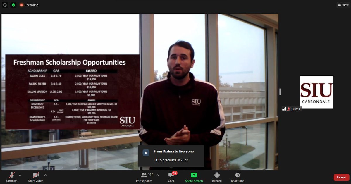 AkanshakS's tweet photo. @SIUCAdmissions @SIUC @SIUCNews Thanks, for organising such a great event along with the energetic students. I really enjoyed it https://t.co/HC3jbouSrk