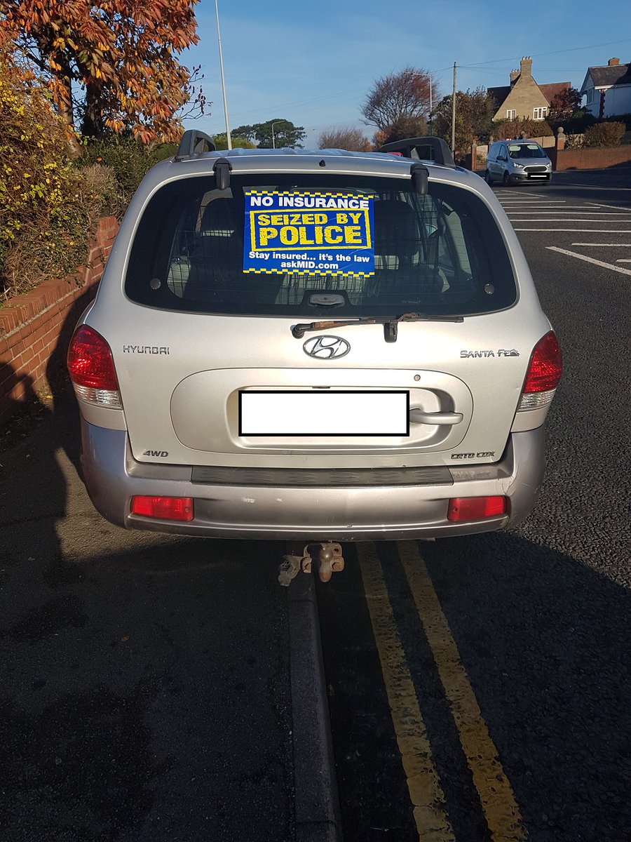 NWPRPU's tweet photo. Car seized in Rhyl earlier today for no insurance. MOT had also expired last month.
An expensive day and a walk home for the driver...
#OpDriveInsured #CheckYourPaperwork https://t.co/Sgx1Y8lVNG