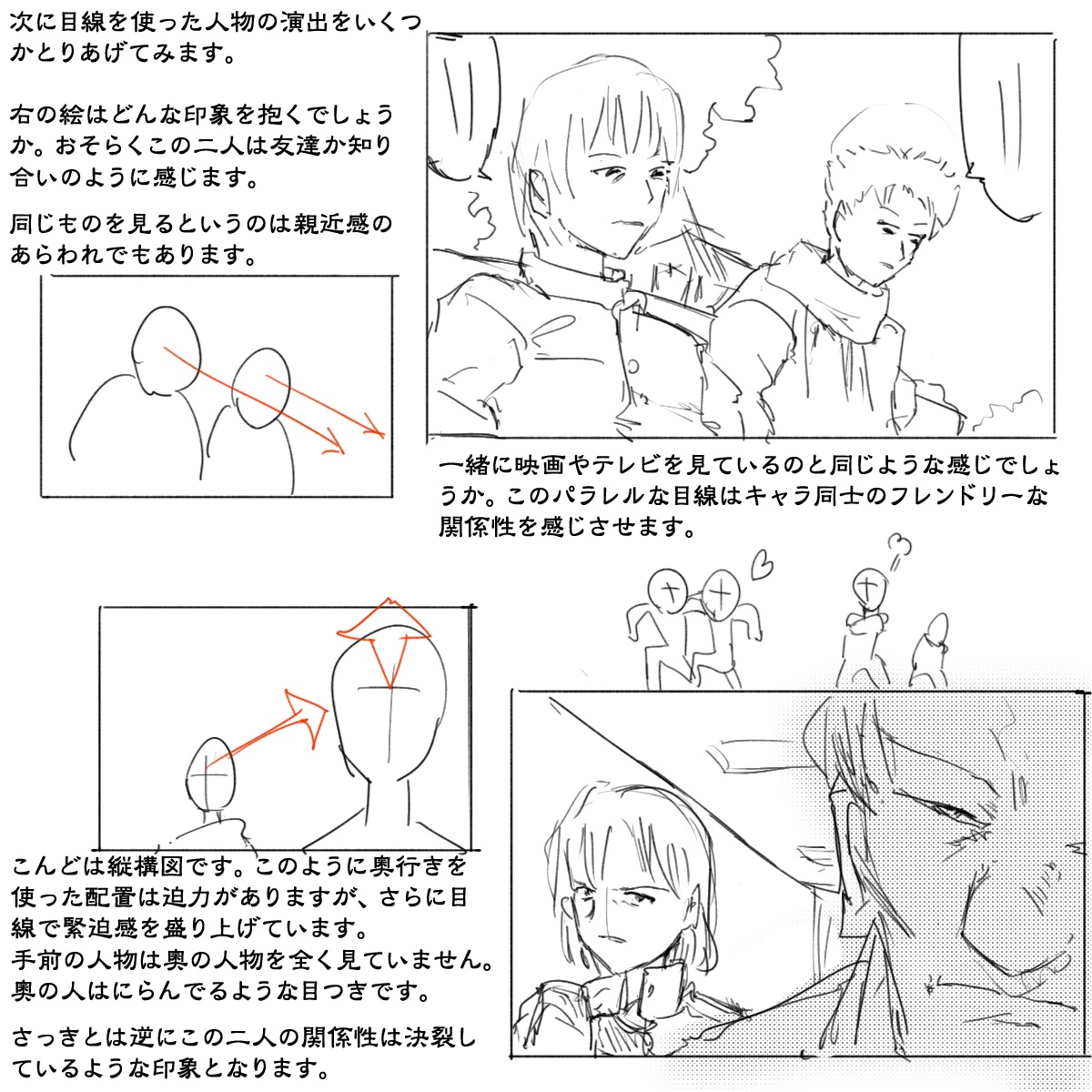 人物間の目線の方向でいろんな演出ができます

#絵描きさんと繋がりたい 
#秋の創作クラスタフォロー祭り 
#芸術同盟 #イラスト好きさんと繋がりたい 