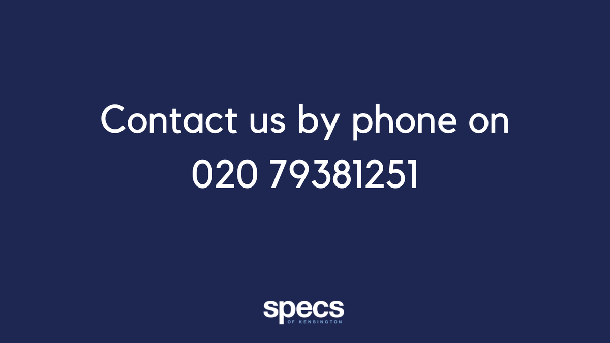Specsofken's tweet image. Call us today to book your eye examination or speak to a member of our team.
