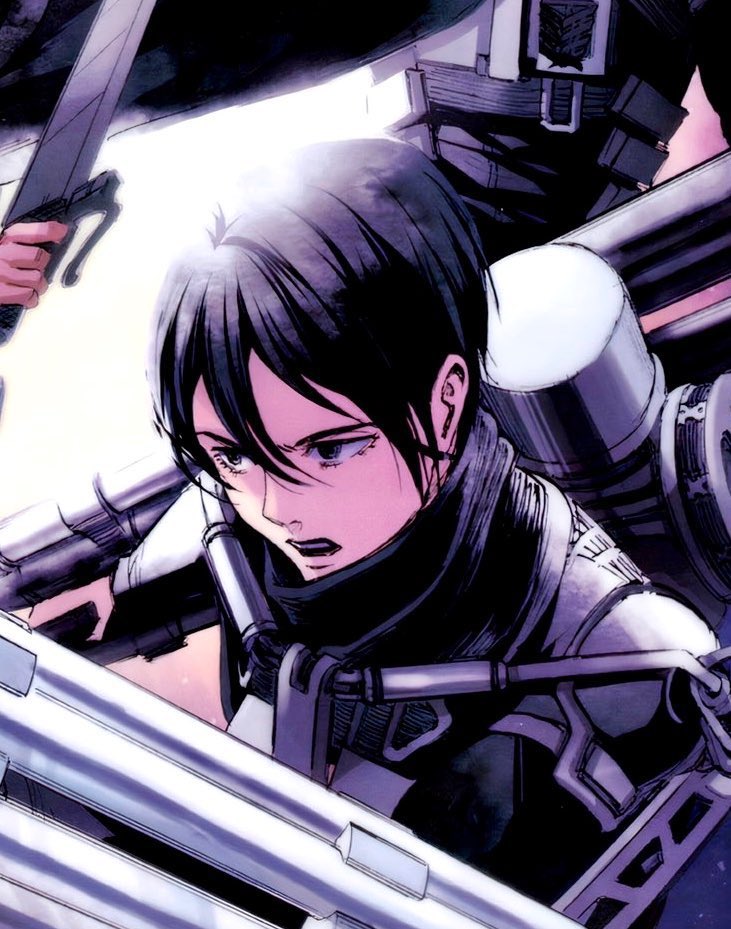krinkira's tweet photo. why do people even make polls for the best or hottest or sexiest or most powerful anime character when it’s obviously mikasa ackerman. it’s always mikasa ackerman. i don’t care if she doesn’t win the polls, it’s still her. she's superior. https://t.co/wfV1KtRpva