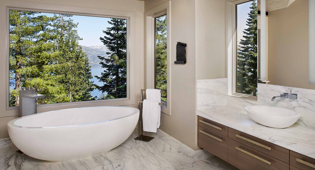 tandlbathtubs's tweet photo. A T&L Imperia - a luxury double-ended tub for two people - with amazing views over lake Tahoe
Visit: https://t.co/te5ReaSvua
#freestandingtub #bathroomremodel #luxurybathrooms #bathroomdesign #luxuryhomes #bathtub #interiordesign #bathroomdesigntips #freestandingbathtub #bath https://t.co/HzIm2s69qX