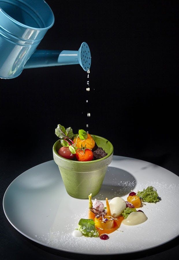 ถึงจะเติบโตมาคล้ายๆกัน 
แต่ว่าจิม ไม่ชอบกินผักเลยครับ 
จนโดนคุณหมอแมคคอยสั่งให้คุมน้ำหนักบ่อยๆ 
การดูแลใส่ใจของคนรอบข้างพวกเรา มันก็เหมือนการรดน้ำให้กับต้นไม้ครับ เหมือนกับน้ำสลัดเลม่อนสมุนไพรที่เราจะต้องเทลงไปในกระถาง 

“𝐅𝐥𝐨𝐰𝐞𝐫 𝐩𝐨𝐭 𝐦𝐢𝐱𝐞𝐝 𝐟𝐫𝐮𝐢𝐭𝐬 𝐬𝐚𝐥𝐚𝐝”