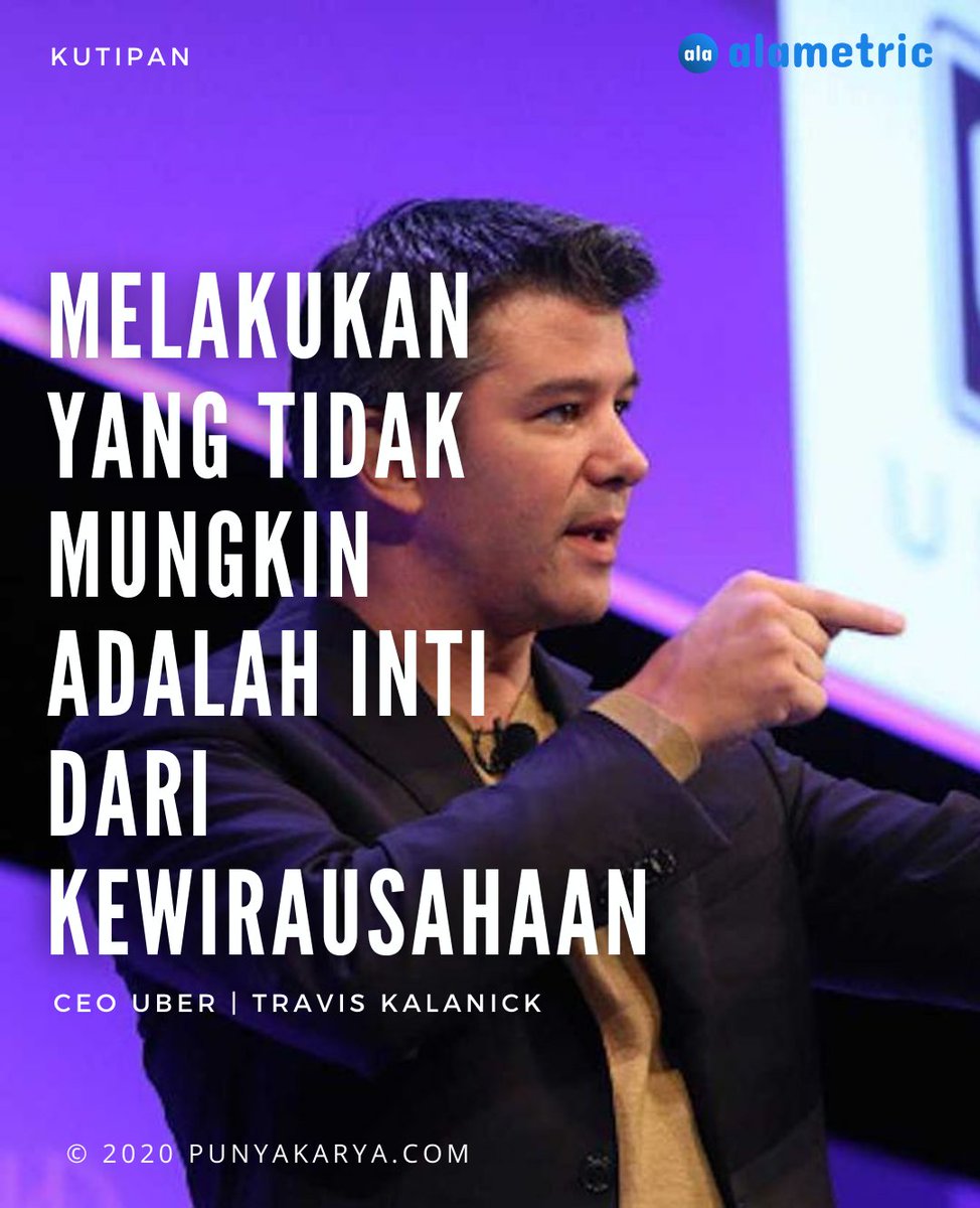 Alametriccom's tweet photo. "Melakukan yang tidak mungkin adalah inti dari kewirausahaan" Travis Kalanick
.
.
.
#alametriccom #pengusaha #pengusahamuda #pengusahamuslim #pengusahasukses #motivasipengusaha #pengusahamudaindonesia #pengusahaonline #pengusahaindonesia https://t.co/HXcLcrlfzP