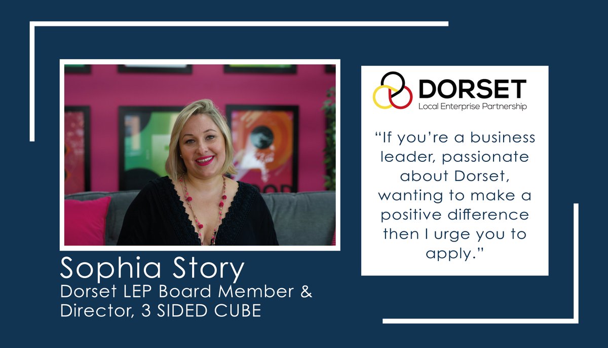 DorsetLEP's tweet photo. We asked start-up business leader @SophiaPuff why she would recommend joining the Dorset LEP board – read her Q&amp;A here: https://t.co/xzIvQhh8Ub https://t.co/XYqjH3JNUP