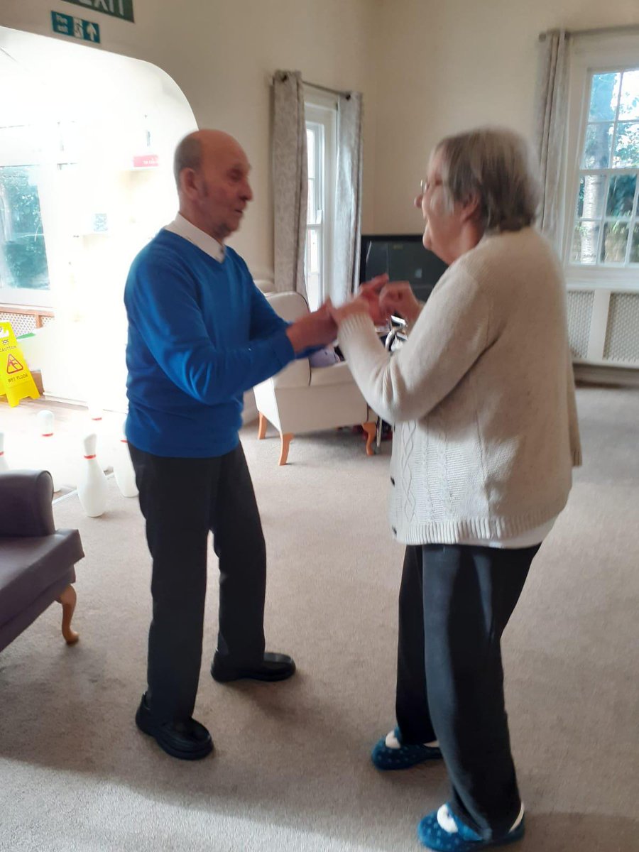 KaraHealthcare's tweet photo. It's Strictly Come Dancing at Friarn Lodge, and we are enjoying waltzing round the lounge, sashaying in the corridors and jiving in the conservatory!!
Music and dancing are great ways to stimulate memories and improve fitness in a fun way!
#FriarnHouse #StrictlyComeDancing https://t.co/IDoSMO94ao