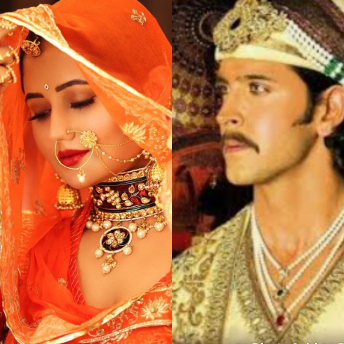 Thread OF Rashami as Queen with different Bollywood actors...Idea given by sweet  @RashamiKiAnkita  @TheRashamiDesai  @Hritik  #RashamiDesai  #HrithikRoshan OTT Debut Of Rashami