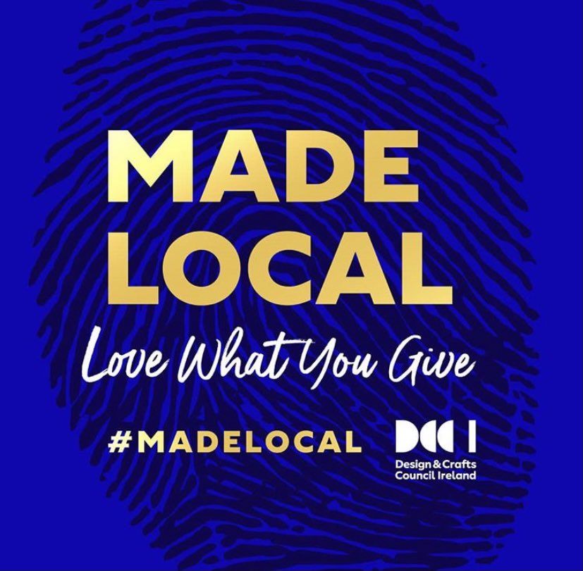 Delighted to be apart of the #MadeLocal campaign.

#lovewhatyougive #irishcraft #irishdesign @dccireland @designireland