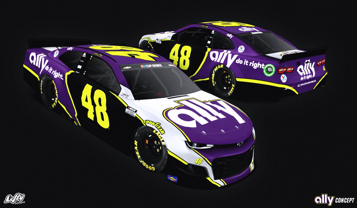 artnoahsweet's tweet image. This weekend is the end of an era... An era most of us got to watch start and end, including myself.
And I for one am honored to be apart of it.
To celebrate, here&apos;s a &quot;First of Seven&quot; concept in the ally purple. 

#OneFinalTime | #NASCAR | @JimmieJohnson | @allyracing