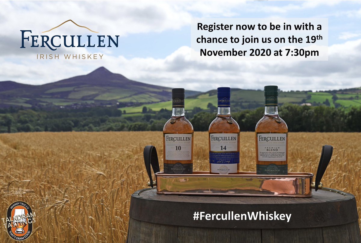 talkdram's tweet photo. We are thrilled to announce our 2nd #FercullenWhiskey tasting this year, kicking off at 7:30pm on the 19th of Nov!! 

We will have a very special whiskey launching on the night which you can be in with a chance to taste!!

Register your interest now!

https://t.co/e4qufnHckb https://t.co/JgYUjaY7cI