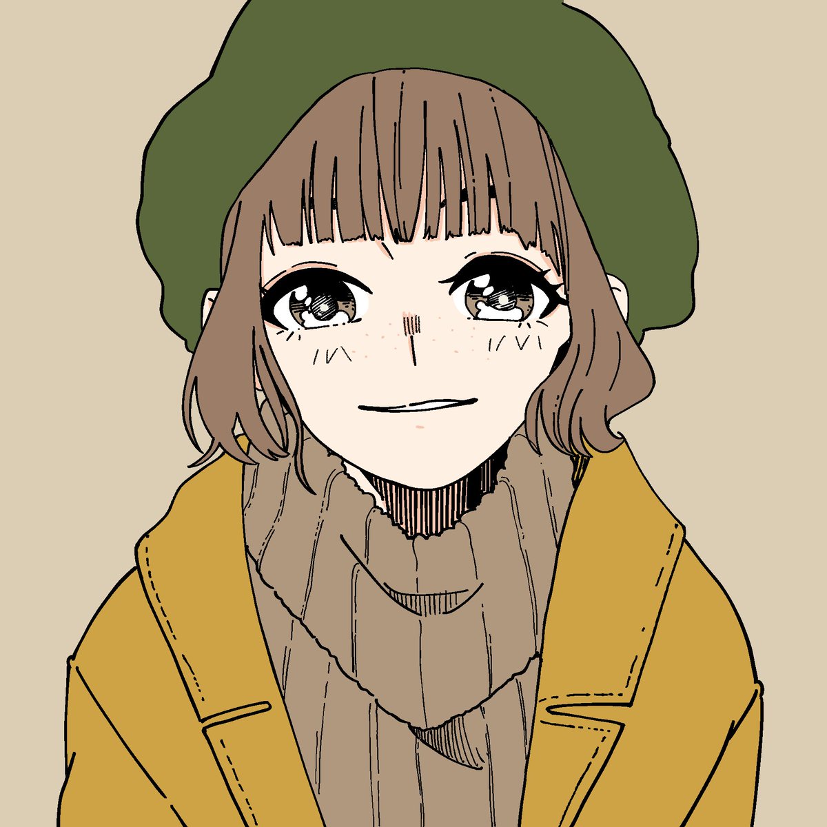 さとうけいすけ ボブそばかす女子 カワイイ イラスト イラスト好きな人と繋がりたい