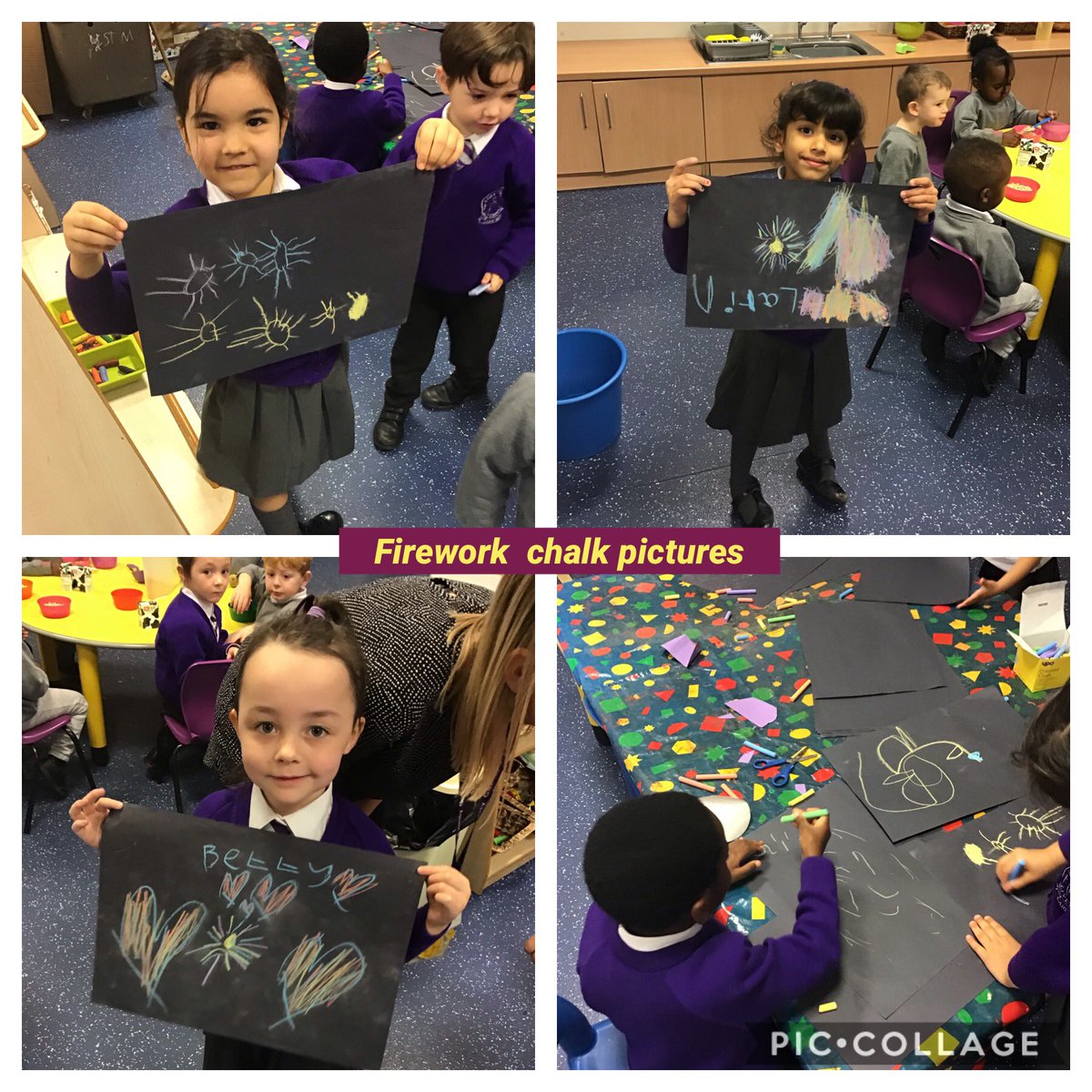 HolyFamilyL8_FS's tweet photo. This week in EYFS we have been exploring βbonfire nightβ. We enjoyed themed snack and art as well as talking about what we can see and hear. #environmentalsounds https://t.co/ehzpiW5VfS