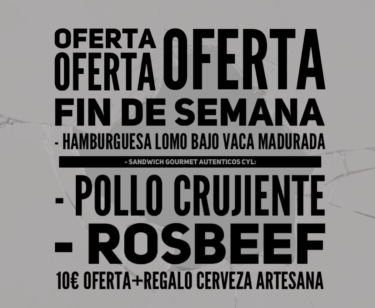 AutenticosCyL's tweet photo. Estamos preparando la nueva carta de take away🔝🔝
Subimos oferta para este finde semana de viernes (06 Noviembre) a 08 Noviembre (domingo) para llevar a casa:
- Hamburguesa lomo bajo de vaca 
- Sándwich Gourmet Auténticos: Pollo o Rosbeef.
👉Teléfono: 647 41 31 86 / 921 05 04 83 https://t.co/DWZh4y4nmX
