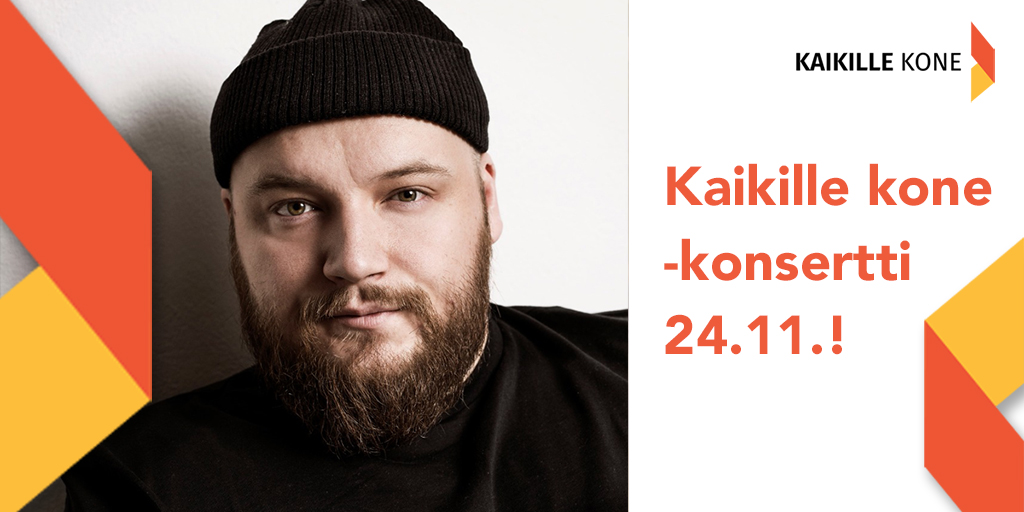 🤩 Huikeita uutisia! Ollaan mukana Kaikille kone -hyväntekeväisyyskonsertissa 24.11. tukemassa koululaisten ja opiskelijoiden tasa-arvoisia oppimismahdollisuuksia. Konserttia tähdittää Kasmir ja se lähetetään verkossa. Lisätiedot löydät bddy.me/3oYXESV. #kaikillekone