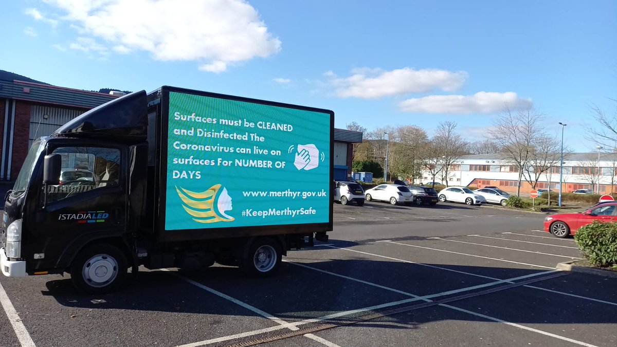 istadia's tweet image. @BBCRadioWales @BBCWalesNews @BBCWales great to see @MerthyrCBC doing something to try &amp;amp; combat their #COVID19 numbers. #mobileled #mobilemessaging