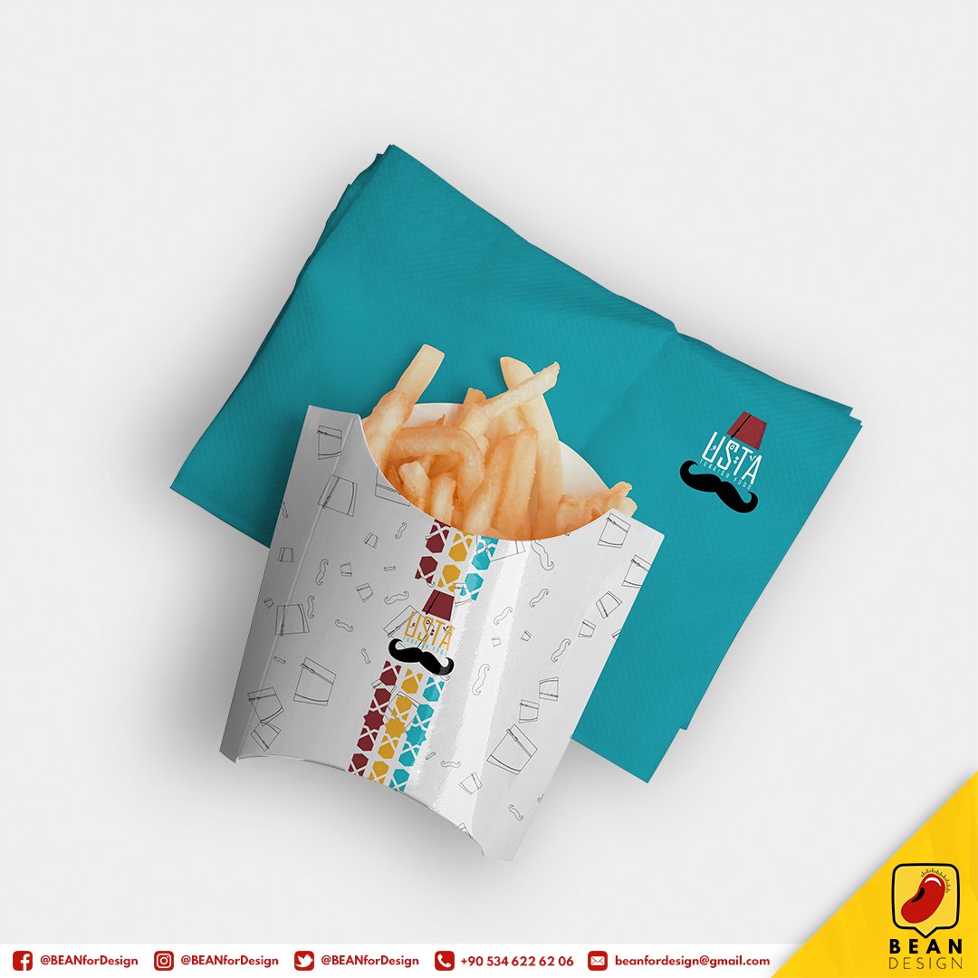 BEANforDesign's tweet photo. - من #اعمالنا
تصميم عبوات وتغليف الوجبات السريعة لصالح مطعم #أوسطا, للمأكولات التركية في #بيروت - #لبنان
.
.
.
#تغليف #تصميم_اغلفة #تصميم_عبوات #برغر #بطاطا #بطاطامقلية #ماكدونالدز #شاورما #ماكولات_سريعة #اسطنبول #تركيا #beanfordesign #beandesign #hosamBaghdadi #حسام_بغدادي https://t.co/TcTYT9o2Hb