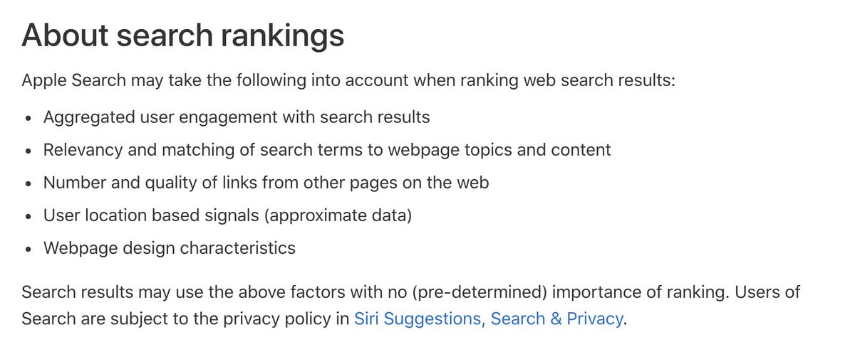 DanielPeris's tweet photo. Llamadme loco, pero esto está en la documentación oficial de Applebot > https://t.co/g6ryOe3YbL
#SEO #AppleSearch https://t.co/BwAcaTAo0P