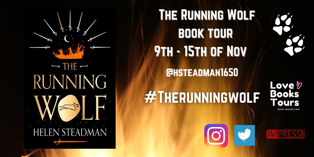 KellyALacey's tweet photo. Day 5
#RunningWolf by Helen Steadman @hsteadman1650 @ImpressBooks1
Our hosts are:
https://t.co/8uCwz6i0Pz
@lttlelionman
https://t.co/4IOOd8zxME
@jessicaxbelmont
#followthetour https://t.co/xY2ge7ixRB