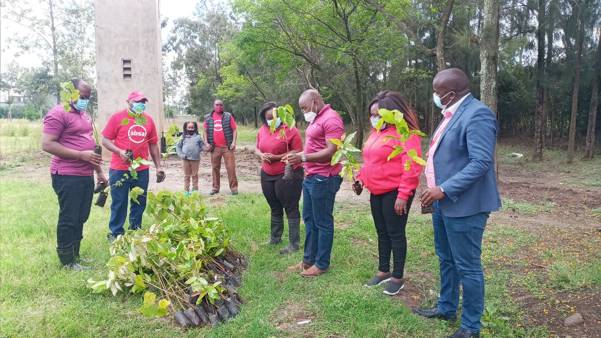 What's your contribution in helping to conserve our environment? Ours is tree planting. Thank you, <a href="/AbsaKenya/">Absa Bank Kenya</a> for the tree planting session. #KiotaLife #TreePlanting #KiotaKaren