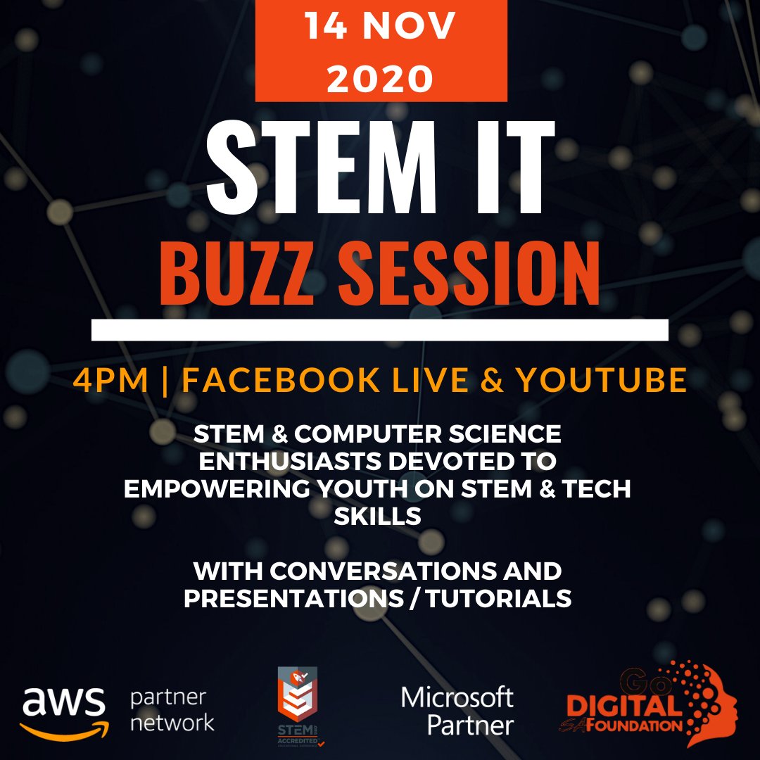 GoDigitalSA1's tweet photo. #STEM_IT
A new series that will feature a whole lot more topics to help you gain skills in the STEM and Tech space.
#stemeducation #godigitalsa #godigitalsafoundation #computerscience #sdg2030 #technology https://t.co/yBE0ZtgKBl