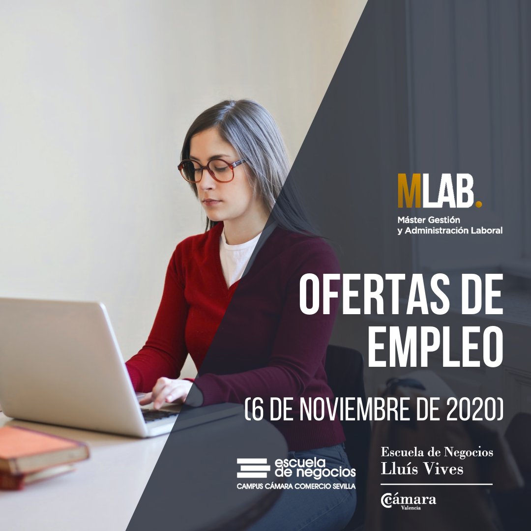 Master_Laboral's tweet photo. ¿Quieres trabajar en gestión y administración laboral, fiscal y contable o estás pensando en cambiar de puesto? 💼

Estás de suerte. Hay empresas de Sevilla y Valencia que están buscando profesionales de este sector.

(Abre hilo). ⬇️ https://t.co/1Ln4iYEhQy