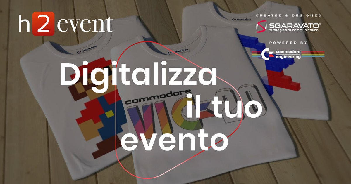 H2biz's tweet photo. #Eventi > H2biz e #Commodore lanciano #H2event, la piattaforma per #digitalizzare, animare in #3D e trasmettere in #streaming qualsiasi #evento: presentazioni di #prodotti, #Workshop e forum, sfilate di #Moda, Sport e #Fitness virtuale, Mostre #Arte https://t.co/SCkXSwHboV https://t.co/DJG4sjGqD1