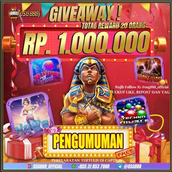 AliceAurelia's tweet photo. Ayoo yg belum Ikutin Gave Away , Iseng iseng berhadiah 
Lumayah lohh hadiah nya !! Hari terakkhir ,Pengumuman pemenangan Tgl 7 Nov'2020

Syarat dan ketentuan pemenang langsung cek link Instagram : 
osg888_official 
Link : https://t.co/xU4IqV2ytc

#karenaosg #osg #gameslotonline https://t.co/9T3vXkfKIR