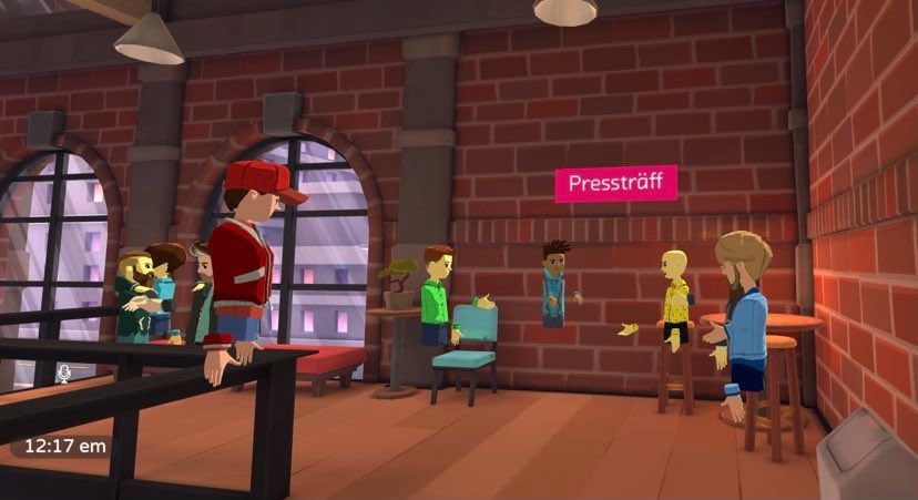 Vi avslutade East Sweden Innovation Week med en pressträff. Var? I vår VR-miljö såklart! 
#eastsweden #esid2020 #visualsweden