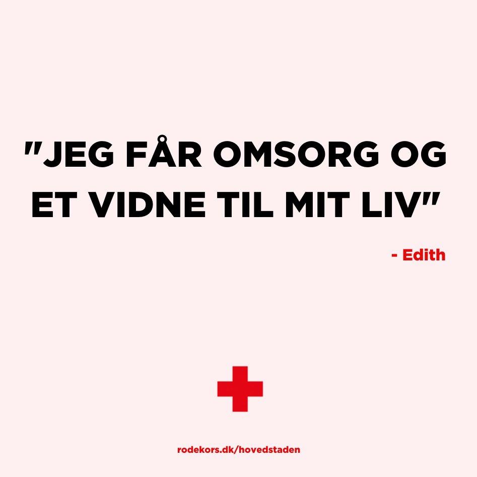 RedCrossCph's tweet image. ”Jeg får omsorg og et vidne til mit liv”

Sådan fortæller 68-årige psykisk sårbare Edith om sin frivillige besøgsven. Hendes liv udviklede sig i en forkert retning og hun blev tabt ml. to stole. Heldigvis hjalp en sygeplejerske med kontakt til RKs besøgsvenner #dksocial #ensomhed