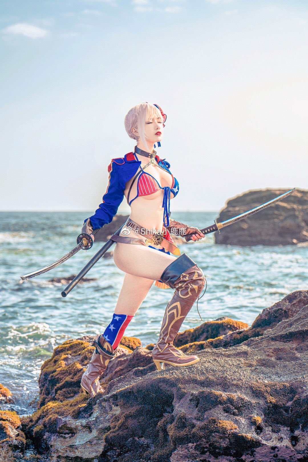 画像,#FGO #宮本武蔵 #cosplay #コスプレ https://t.co/nmutneduz3。