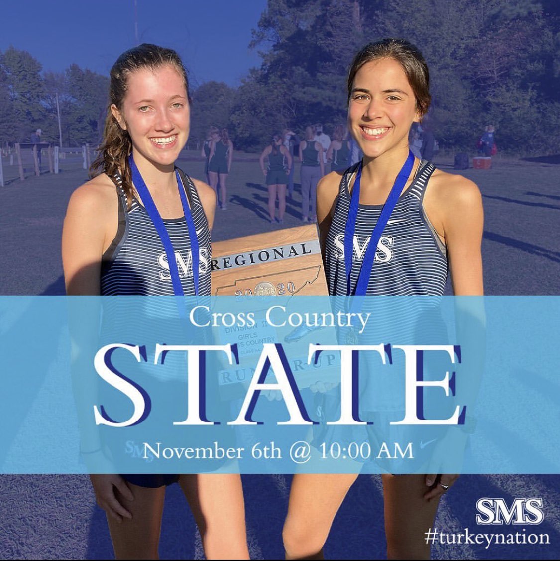 TurkeyAthletics's tweet photo. Good Luck US Cross Country today at State! #birds #turkeynation https://t.co/3OqYc4dmZE