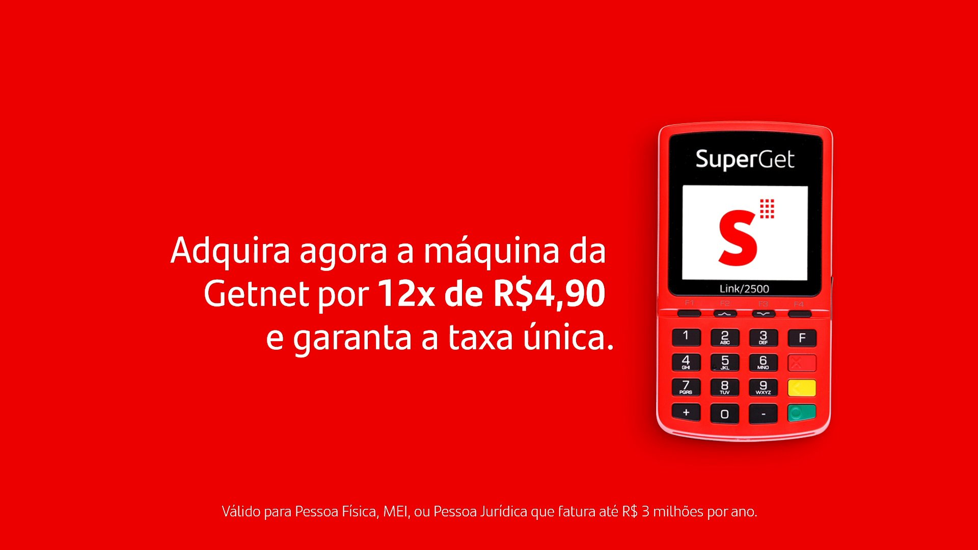 Santander Brasil on X: Só a maquininha Getnet é a ÚNICA a