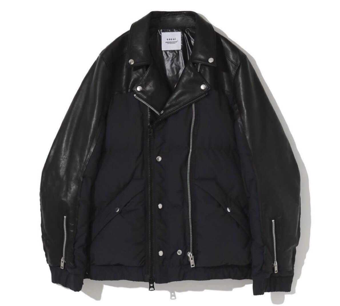 【UNDERCOVER】 2018ss MA-1ギャザー ジップブルゾン 2 sacai × UNDERCOVER】カスタムレザーブルゾンの受注販売が国内11月7日