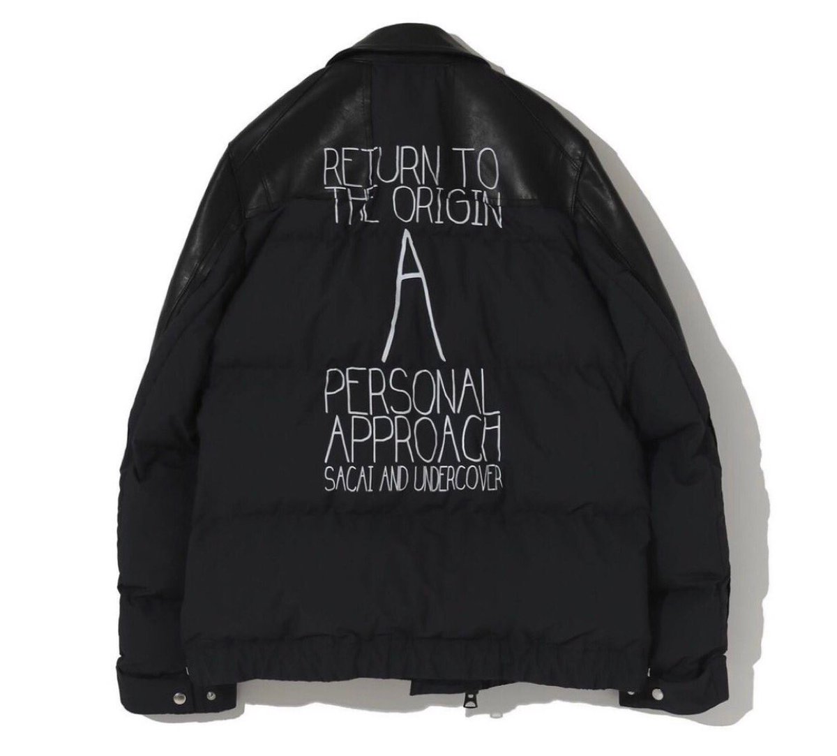 sacai × UNDERCOVER】カスタムレザーブルゾンの受注販売が国内11月7日