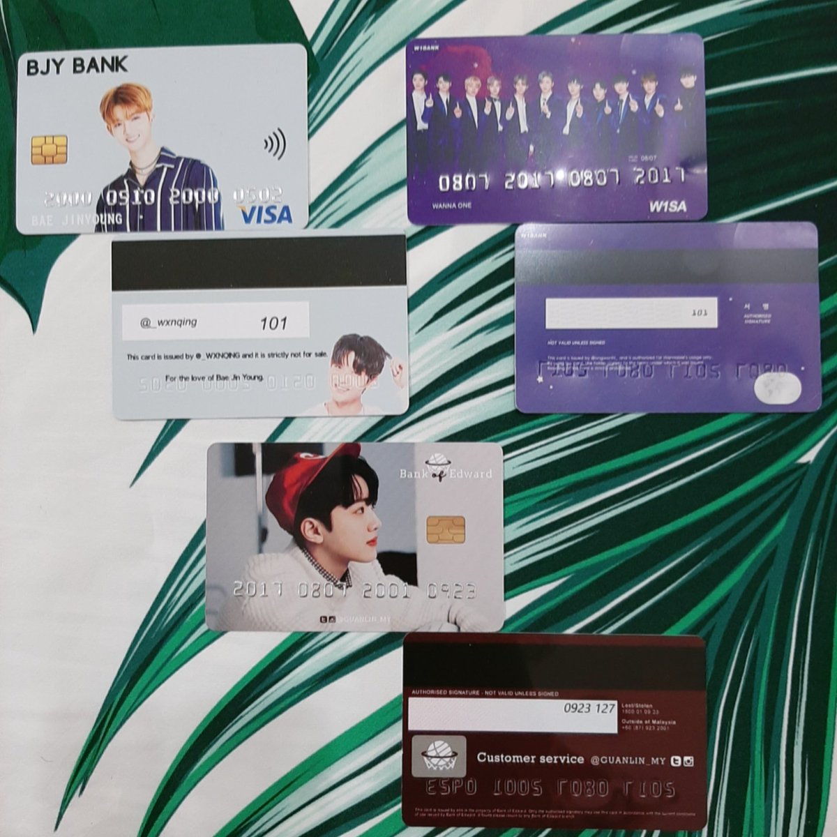 cupsleeveMY's tweet photo. 🍑WANNA ONE | Bae Jinyoung | Lai Kuanlin Bank Card
🌟FREE
⭕Limited number of item
⭕Randomly given

👉🏻To order, please wait until 11th November 2020
🚨Google Form will be tweeted on 11th at 9p.m.

⚠️Kindly read up the whole 🌟#CupsleEventWANNAONE🌟 thread https://t.co/YRg0NXr5C0