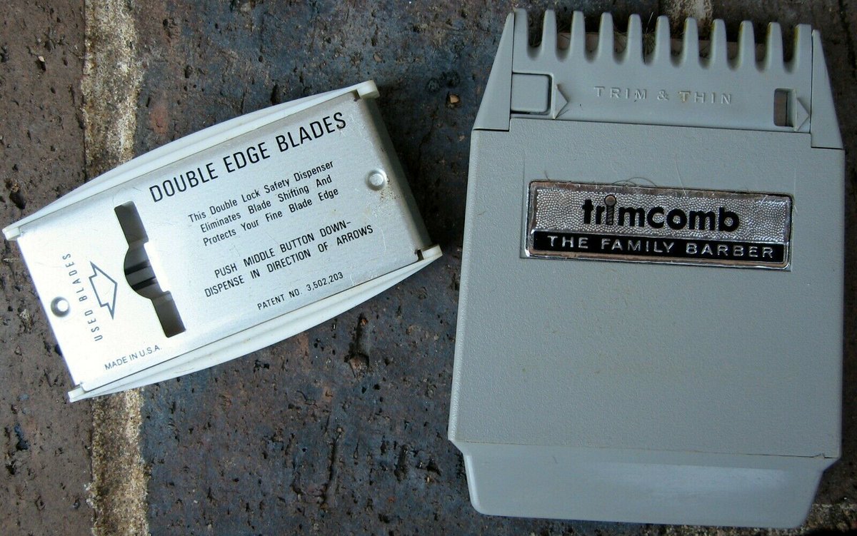 Number 29The Ronco Trimcomb - The Family Barber. & #39;Save on expensive barber bills& #39;. Ripped hair out by the roots.