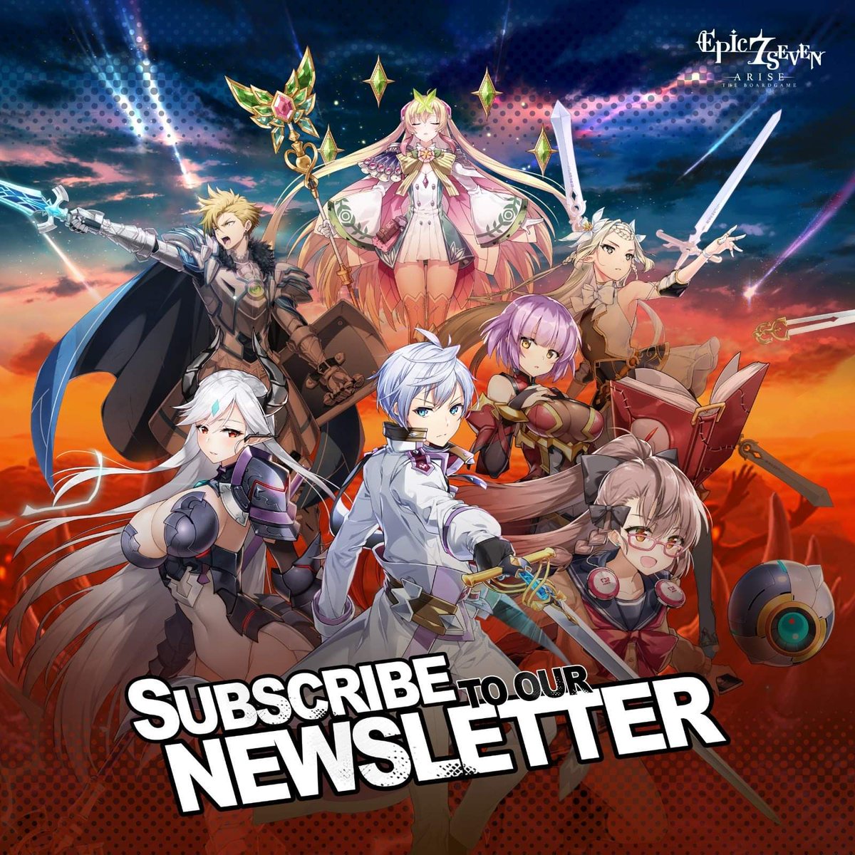 epic7arise.com

Epic Seven Arise board game website is up! We hope you will like it and remember to sign up for our newsletter for exclusive contents! And don't worry, we're not going to spam you with our email, we haven’t got time for that ;-)