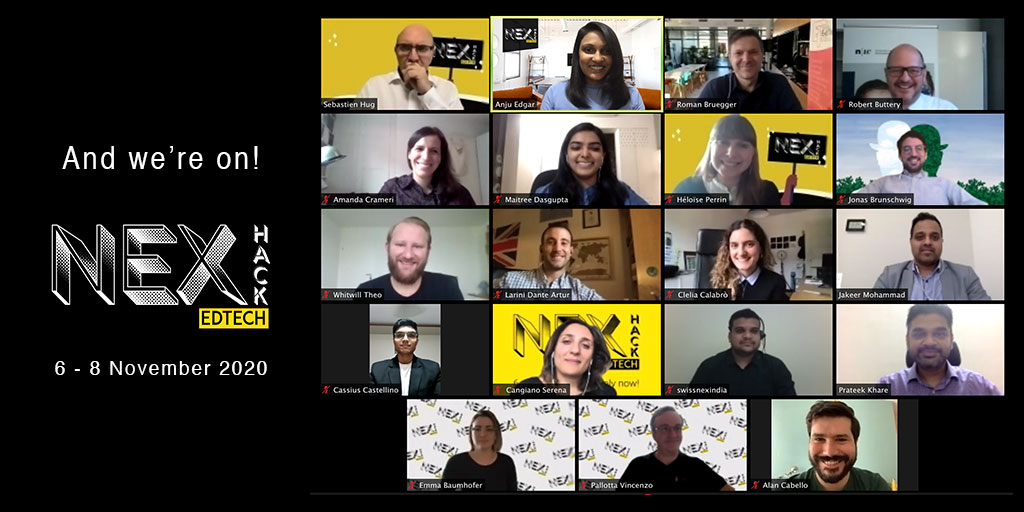 swissnexindia's tweet photo. Hello, Gruezi, Nว hวo, Namaste, Ciao & Hola to participants across 45 nationalities ๐ Good luck from our fabulous mentors and jury panel #nexhack2020๐๐ผ @swissnexNetwork @movetia_ch @supsi_ch @propal_z @FabLabLugano @FHNW @educreators_net @SparkWorksAG @EPFL_en @swissnexBoston https://t.co/Zbehlq8cRG