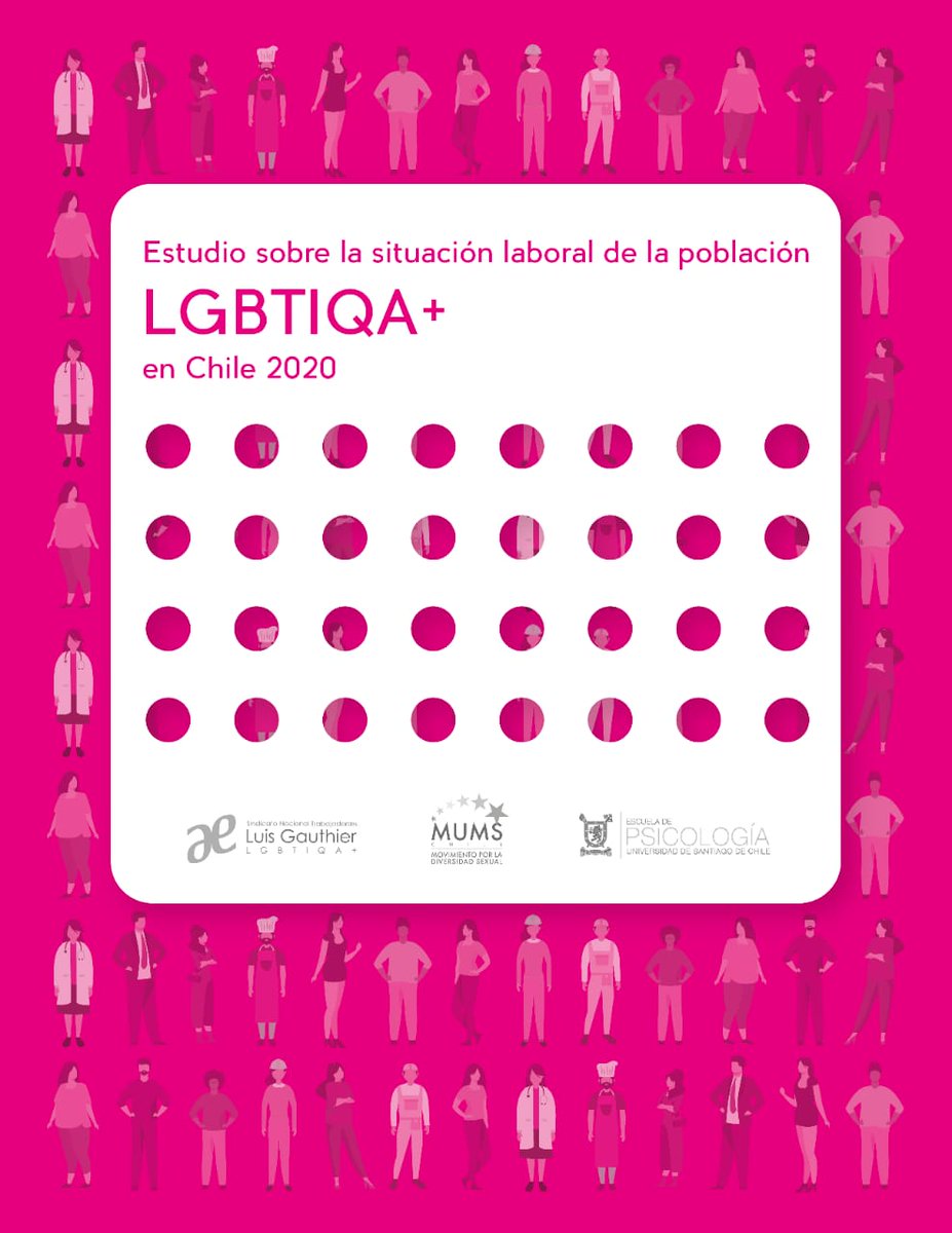 Amigues LGBTIQA+ por favor respondan y difundan esta encuesta para el Estudio sobre Situación laboral en Chile del Sindicato Luis Gauthier, Movimiento por la diversidad sexual MUMS, con auspicio OIT Chile y el patrocinio de  la Universidad de Santiago
docs.google.com/forms/d/e/1FAI…