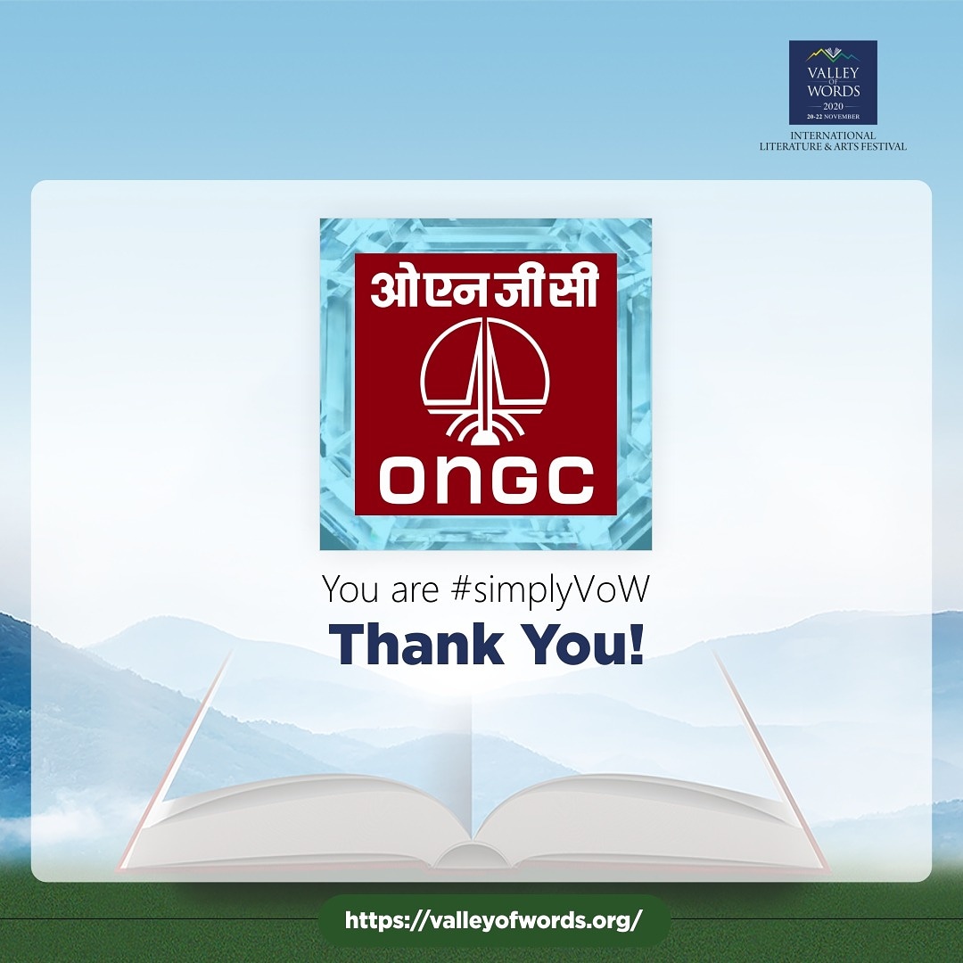 vowlitfest's tweet photo. Valley of Words welcomes Oil and Natural Gas Corporation (@ONGC_ ) as our Sponsor for the International Literature &amp; Arts Festival 2020.

#valleyofwords #valleyofwords2020 #vowgoesvirtual #literature #festival #virtualisthenewreal #simplyvow https://t.co/1FlrgsWOaX