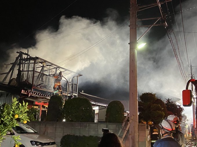 火事 群馬県前橋市大利根町2丁目で大規模火災 鎮火が近くも 住宅全焼 Matomehub まとめハブ