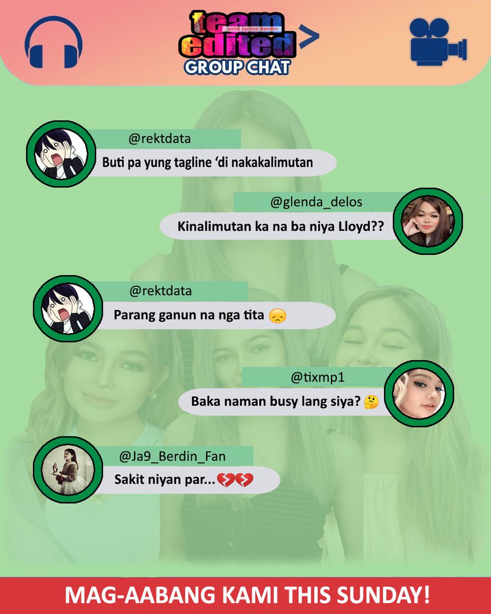 ImEggsB's tweet photo. May humugot din pero bakit parang na bully lang? π€ Team Edited leaked convo π±π€£ @ASAPOFFICIAL @team_edited
#ASAPNatinTo #JanineBerdin
#TeamEdited #Buttercups https://t.co/mjywYBLYw9