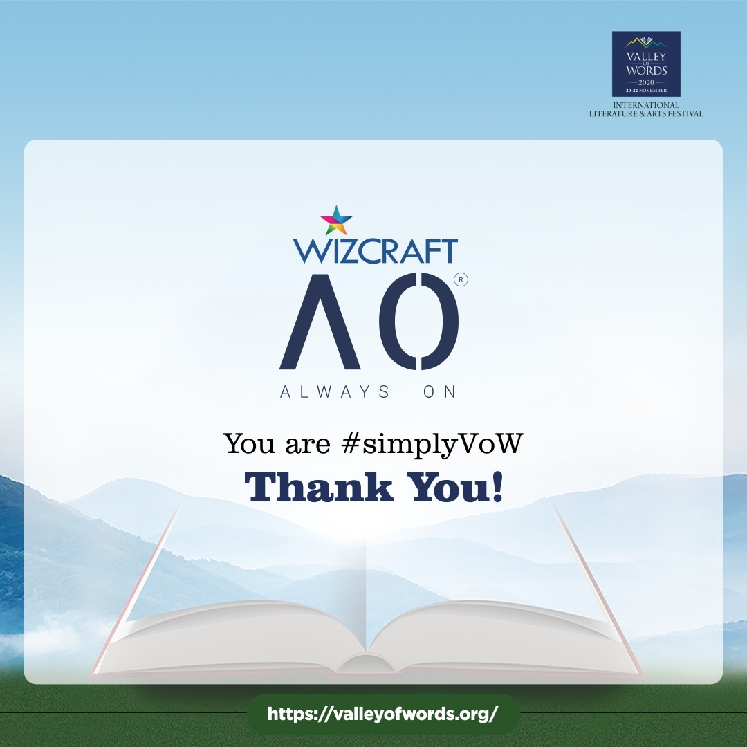 vowlitfest's tweet photo. Valley of Words welcomes Wizcraft India (@WizcraftIndia)  as our Virtual event partner for the International Literature &amp; Arts Festival 2020.

#valleyofwords #valleyofwords2020 #vowgoesvirtual #literature #festival #virtualisthenewreal #simplyVoW https://t.co/Znj53qIPWQ